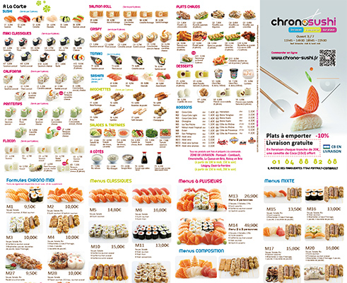 Télécharger le menu CHRONO SUSHI